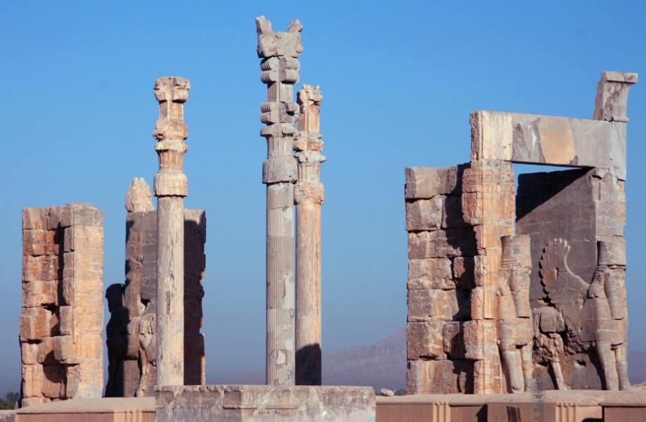 Ruins of Persepolis, ceremonial capital of the Achaemenid Persian Empire