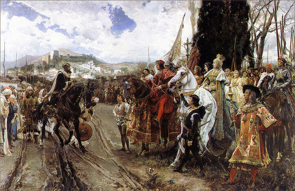 Surrender of Granada, 1492, painting by Francisco Pradilla Ortiz